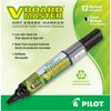 Pilot BeGreen V Board Master Dry Erase Marker, Medium Chisel Tip, Blk, PK12 43914